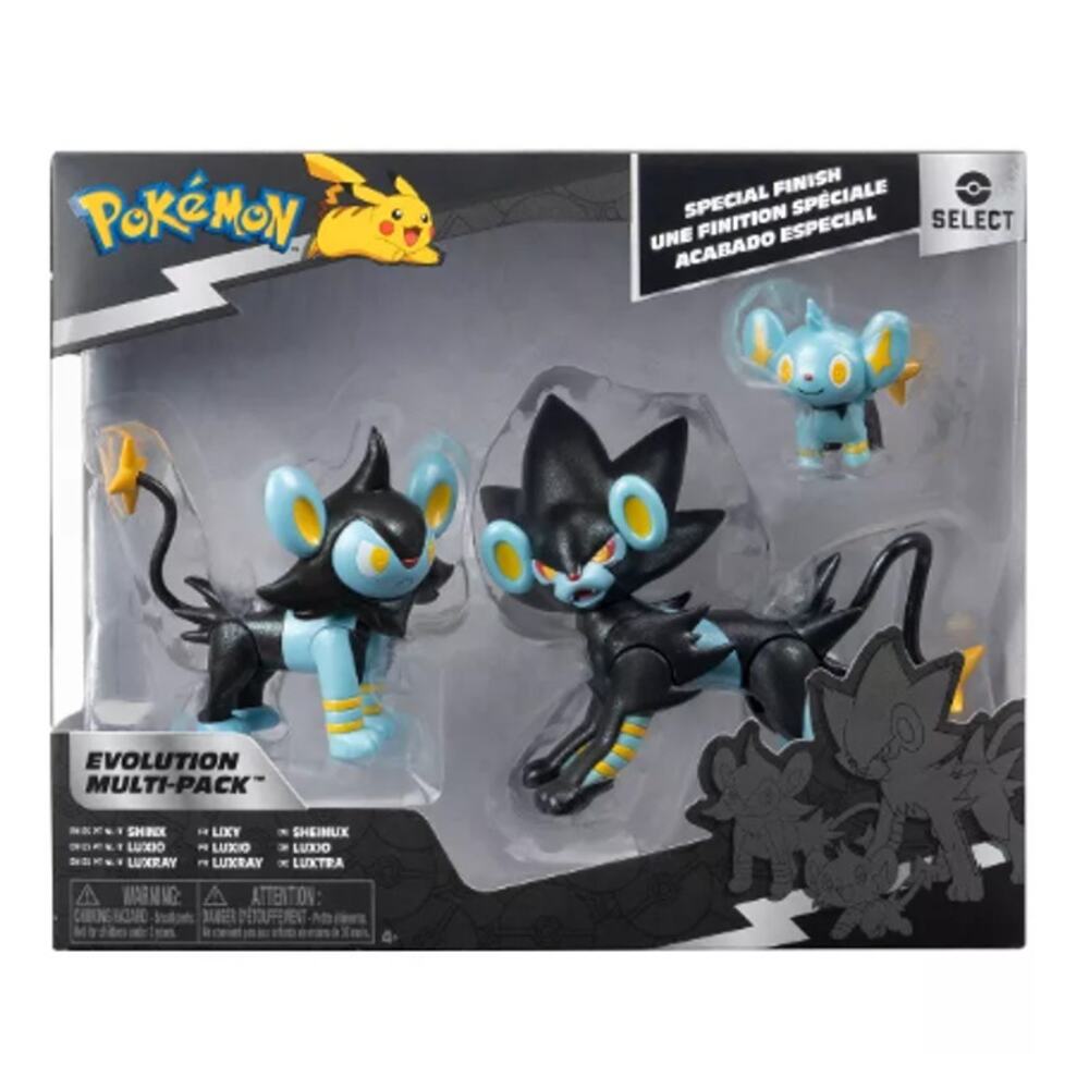 Pokemon Select Evolution 3-Pack Figure Set - New with Tags